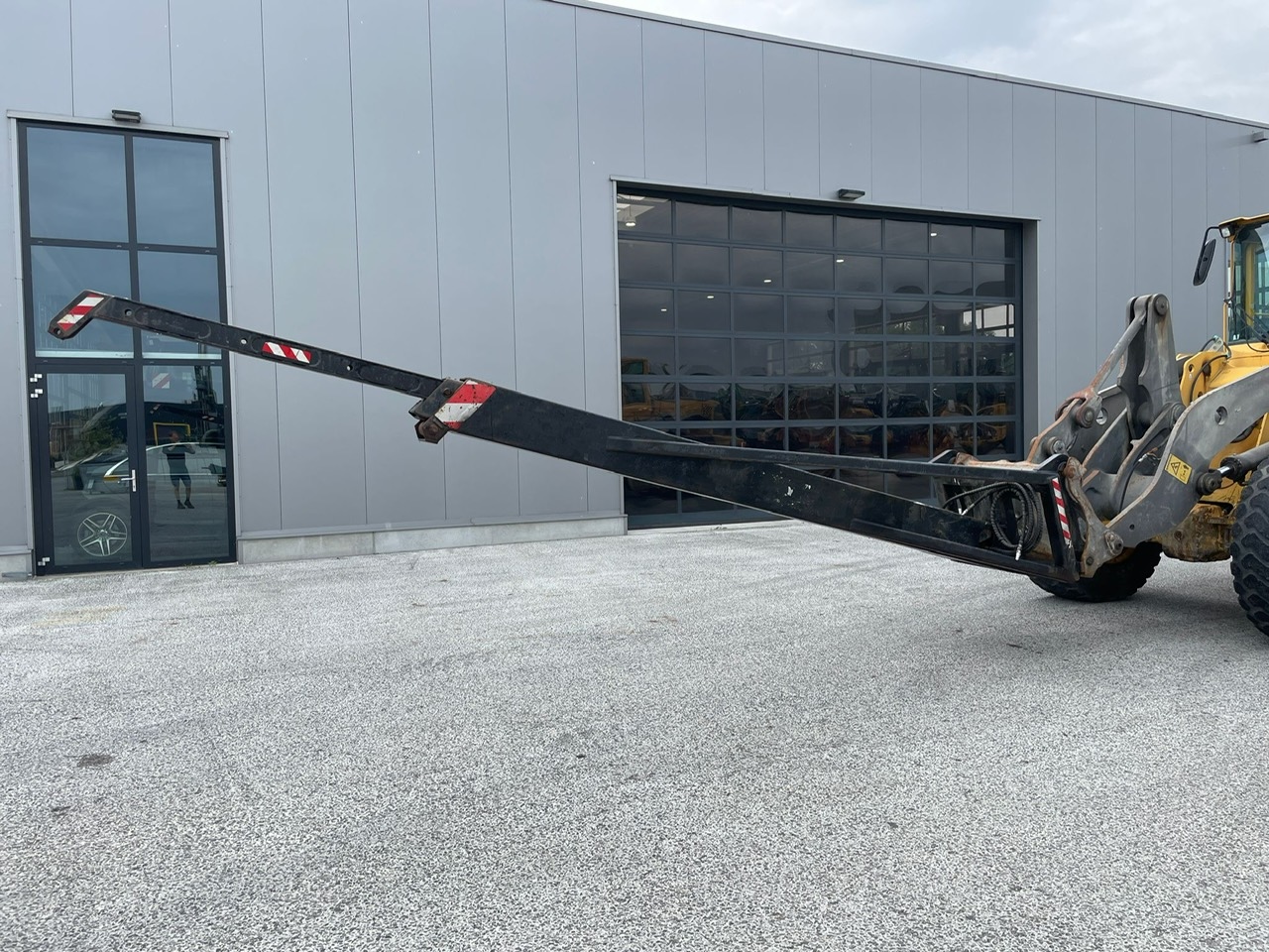 Telescoop jib 3-delig hydraulisch Volvo aansluiting 