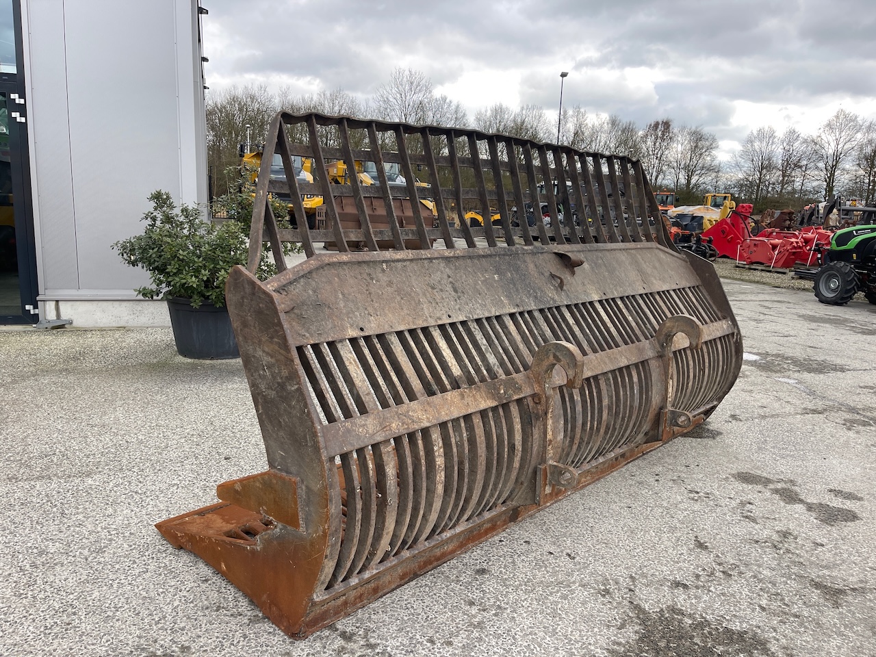 Puinbak 350cm Werklust aansluiting 