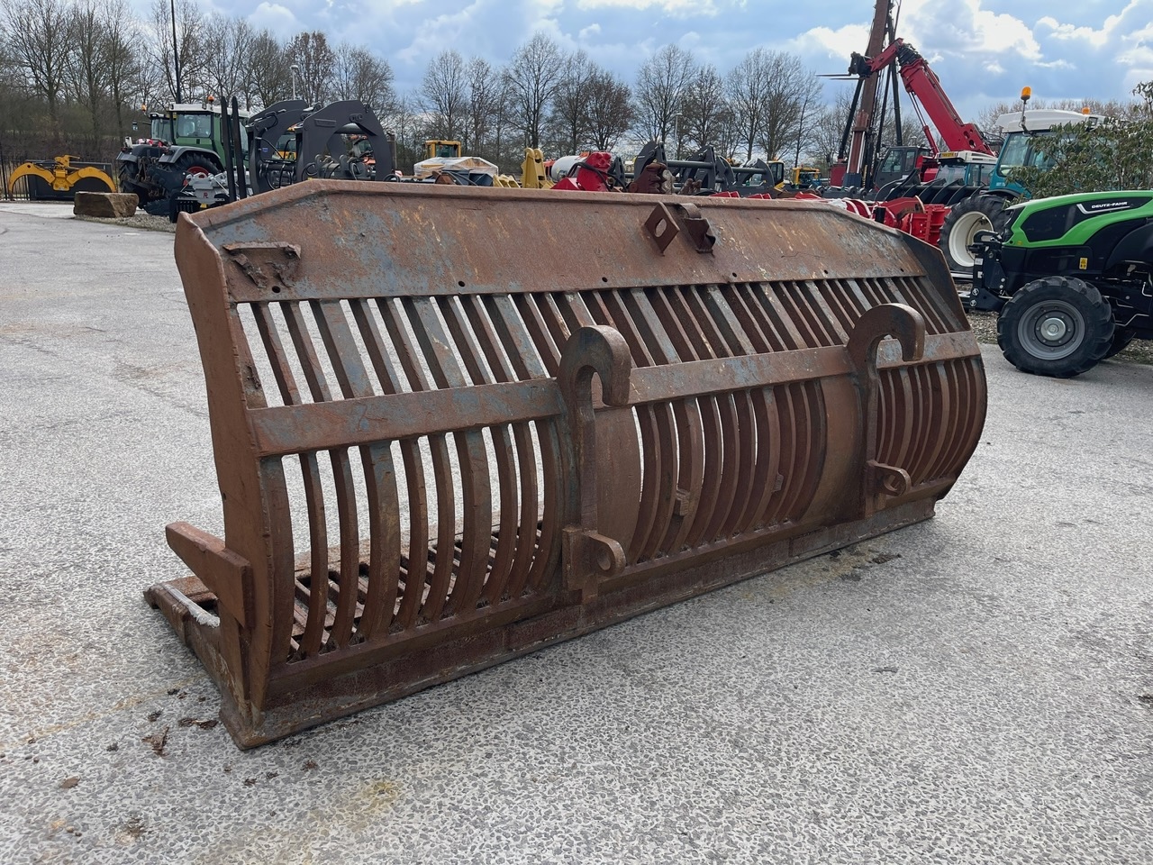 Puinbak 275cm Werklust aansluiting 