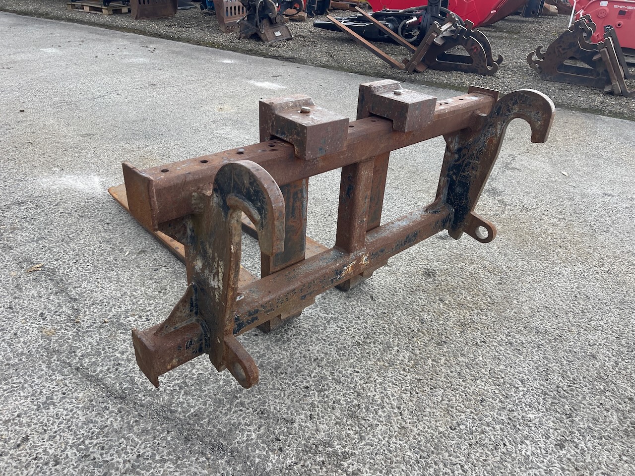 Palletvorken 144cm x 140cm Werklust aansluiting 